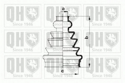 QUINTON HAZELL qjb942 -  Комплект пыльника, приводной вал